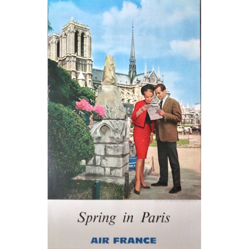 Air France Springtime In Paris (1962 style C)