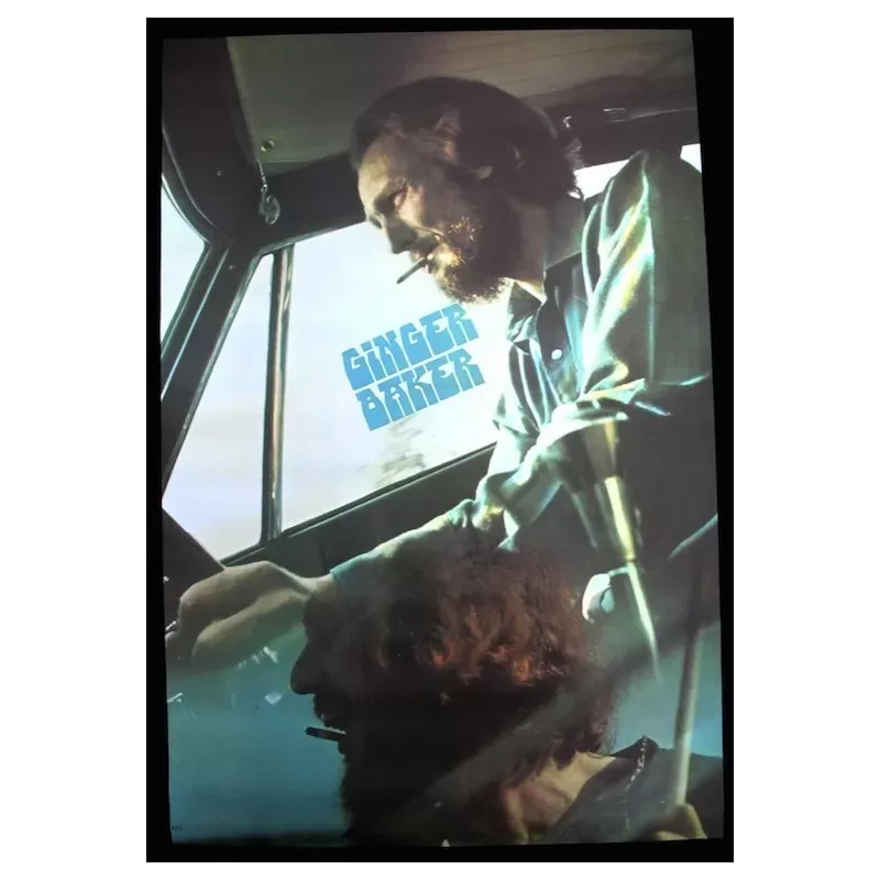 Ginger Baker 1969 Visual Thing Personality poster - illustraction Gallery