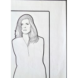 David Bowie 1972 Plymouth concert poster - illustraction Gallery