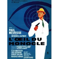 L'oeil du Monocle (Eye Of The Monocle) French movie poster - illustraction Gallery