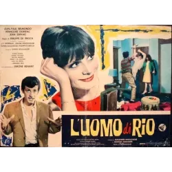 L'homme de Rio (That Man From Rio) Italian fotobusta movie poster - illustraction Gallery