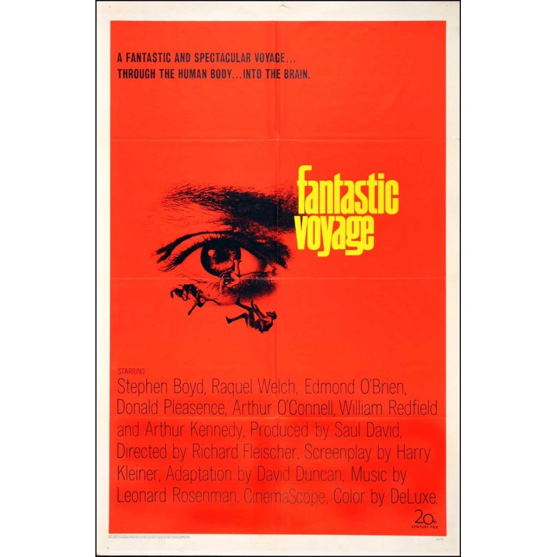 Fantastic Voyage one sheet movie Poster Illustraction Gallery