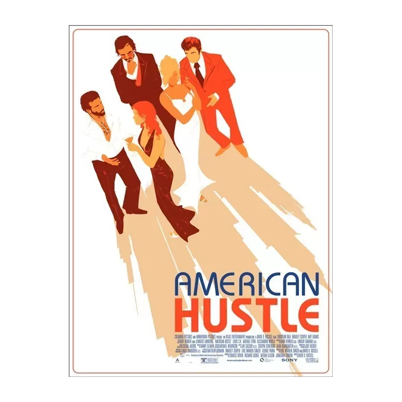 American Hustle limited edition Mondo print by Matt Taylor - illustraction Gallery