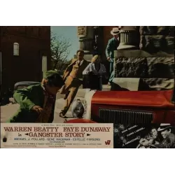 Bonnie and Clyde Italian fotobusta movie poster - illustraction Gallery