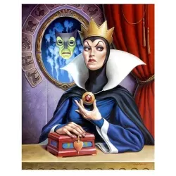 Snow White and the Seven Dwarfs The Evil Queen limited edition Mondo print by Jason Edmiston - illustraction Gallery