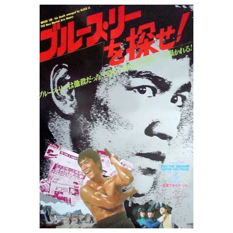 Exit the Dragon Enter The Tiger (Tian huang ju xing) Japanese movie poster - illustraction Gallery