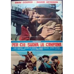 For Whom The Bell Tolls Italian movie poster - illustraction Gallery