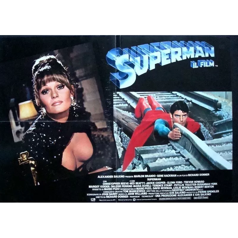 Superman The Movie italian fotobusta movie poster - illustraction Gallery