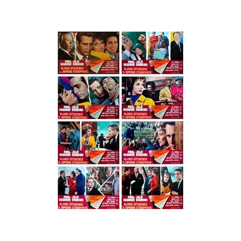 The Torn Curtain Italian fotobusta movie poster set - illustraction Gallery
