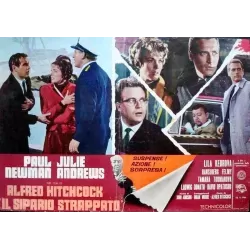 The Torn Curtain Italian fotobusta movie poster set - illustraction Gallery