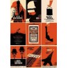 Alamo Drafthouse Mondo Roadshow set of 9 postcards by Olly Moss - illustraction Gallery