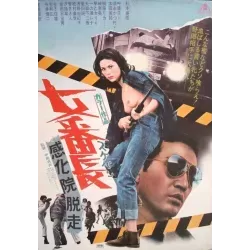 Girl Boss Escape From Reform School (Sukeban : Kankain Dasso) Japanese movie poster - illustraction Gallery