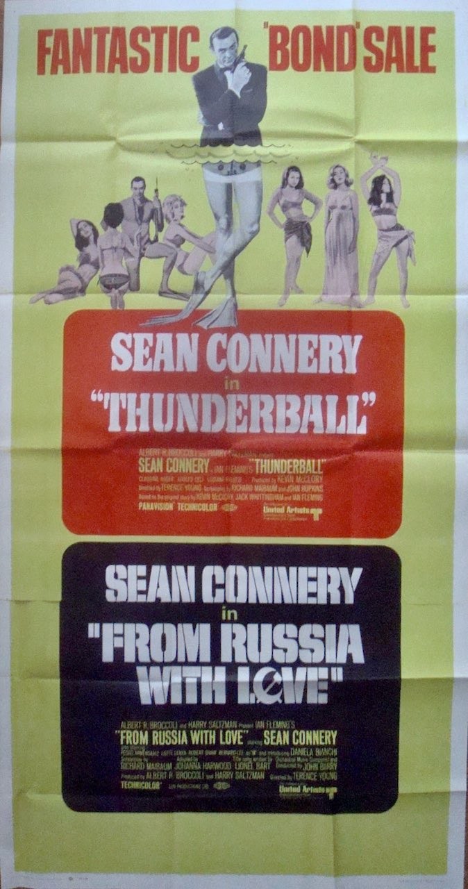 THUNDERBALL / FROM RUSSIA WITH LOVE (3 SHEET)