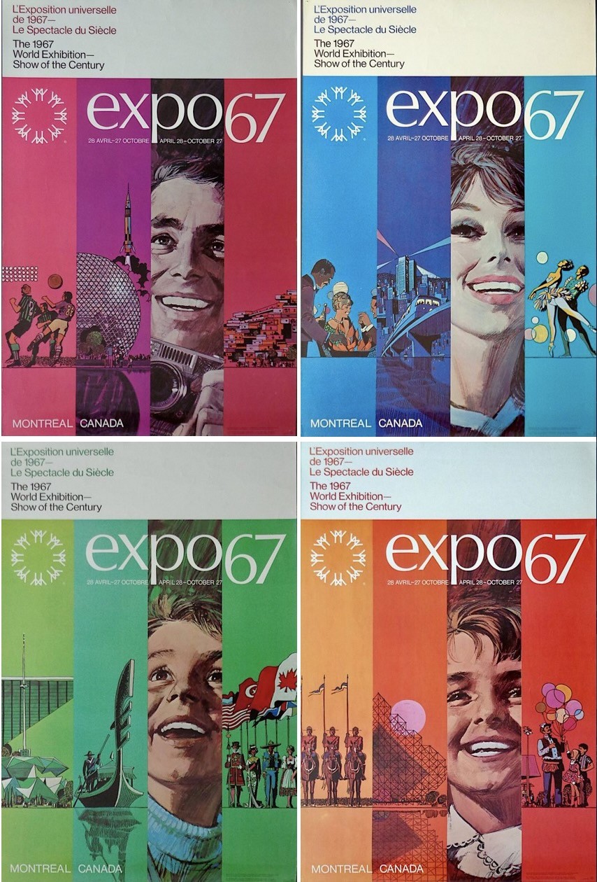EXPO 67 MONTREAL: FAMILY (SET OF 4)